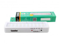 Camelion LA-112 св-к св/д аварийный аккум. 30LED(120/80lm) L=200 3/7ч. (ак.Li-Ion 3.7V 1.2Ah) IP20