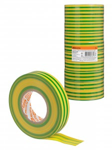 TDM Изолента ПВХ 0,15х19мм Желто-Зеленая 25м (10!) SQ0526-0087