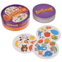 Дублик в круглой коробке &quot;Топчик&quot; 60 карточек