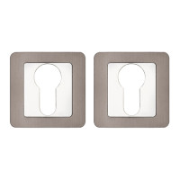 Накладка под цилиндр DP-C-22-GRF (графит) Квадратная CODE DECO  (1пара)  \10 (200)