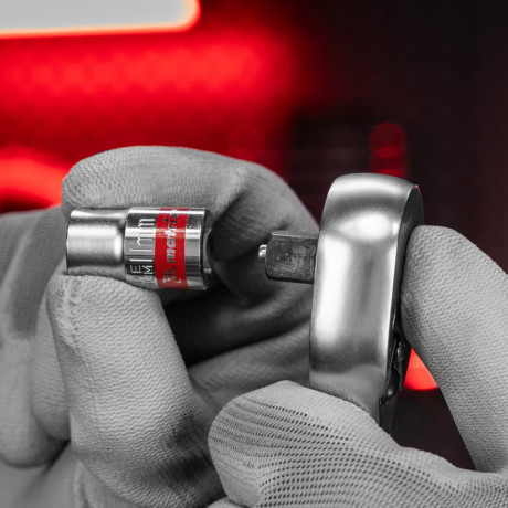 Набор торцевых головок 3/8", 6 гранные, CrV, 8-19мм, 10 штук Matrix