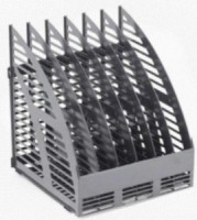 Вертикальный накопитель Attache сборный 6 отделений 240мм черный 145951