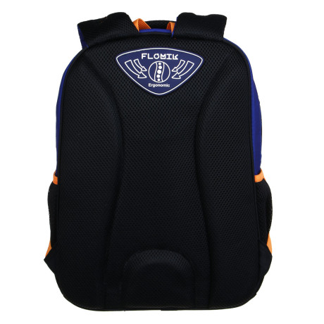 FLOMIK Рюкзак школьный 39х30х22см, "Футбол", 1 отд., 1 передний, 2 бок. карм., эрг.спинка, упл.лям.