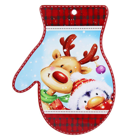 Варежка Подставка под горячее, 20х25см, керамика, 3 дизайна