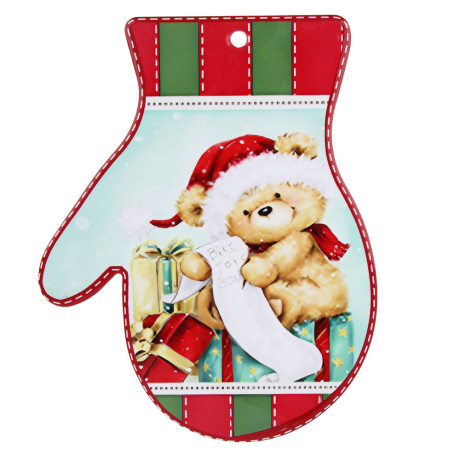 Варежка Подставка под горячее, 20х25см, керамика, 3 дизайна