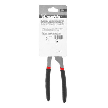 Клещи, 165 мм, переставные, обливные рукоятки Matrix