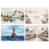 ClipStudio Альбом для рисования A4 40л., офсет 90г/м2, обл. картон, скрепка, 4 дизайна