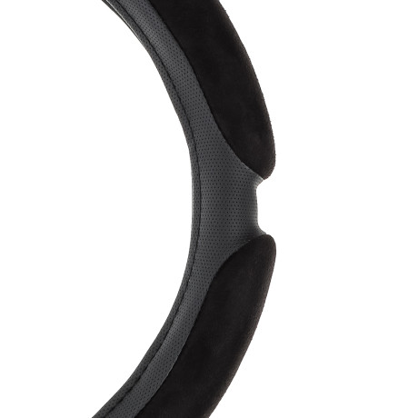 ЕРМАК Оплетка руля, спонж, 6 подушек, черный, разм. (M)