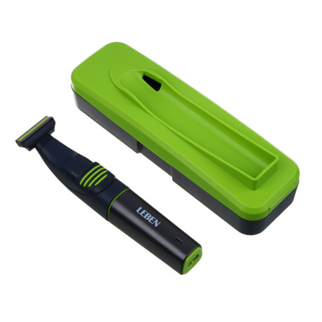 LEBEN Машинка для стрижки и комплект насадок, пластик.кейс, 500 мА/ч, насадки, водостойкий корпус