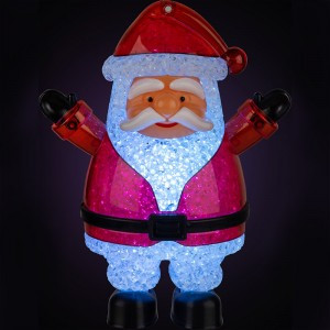 Фигурка светящаяся "Дед Мороз", акрил Волшебная страна