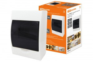 TDM бокс (корпус) пластик ЩРН-П- 6 мод. наружный белый IP41 SQ0901-0002