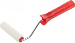 Мини-валик ЗУБР "ЭКСПЕРТ" "ВЕЛЮР", 100% шерсть, ворс 4мм, ручка 6мм, d=15/100мм