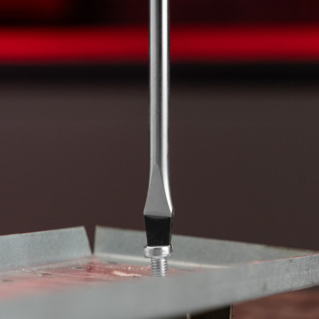 Отвертка Fusion, SL6 х 150 мм, CrV, трехкомпонентная рукоятка "Anti slip" Matrix