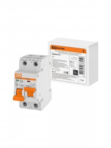 TDM автоматический выкл. с мех. блок. (байпас) ВА47-29Б 1Р+1Р 6А 4,5кА х-ка C SQ0206-0414