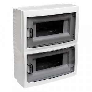 Bylectrica бокс (корпус) пластик. ЩРН-П-16 мод. навесной с дверцей, опломбировка, IP20 (КНО-16Д)