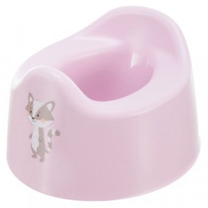 Горшок детский с декором 275x254x170мм розовый 431333005 Бытпласт