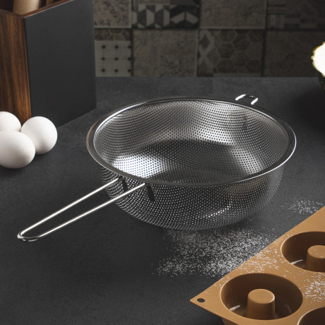 VETTA Дуршлаг с ручкой 22см, нерж.сталь