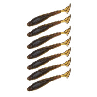 KAIDA Приманка силиконовая ТВИСТЕР 3", 8см, 4гр, HT001, 7шт