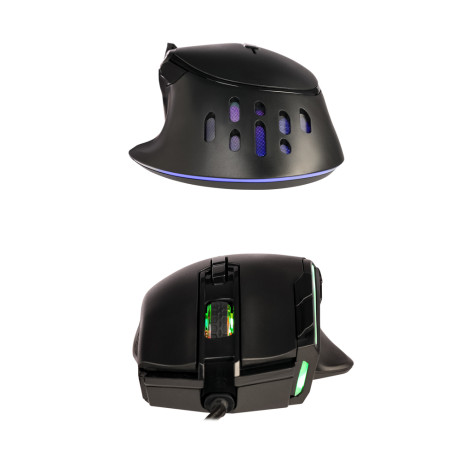 BY Игровая мышь проводная Bazooka 12400dpi,9D,PAW3327,RGB,220см