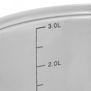 SATOSHI Альбер Кастрюля 20х11,5см, 3,4л, со стекл. крышкой, индукция