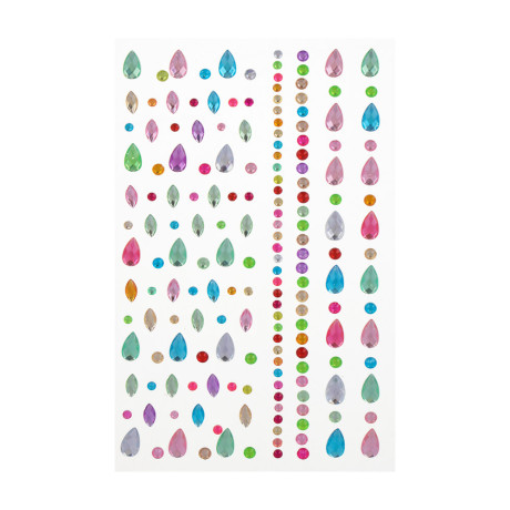 ЮНИLOOK Набор стразы для лица, самоклеящиеся