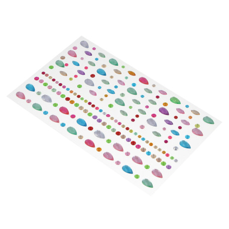 ЮНИLOOK Набор стразы для лица, самоклеящиеся