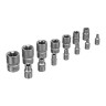 Набор инструментов, 1/2", 3/8", 1/4", пластиковый кейс 215 предм. Сибртех