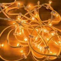 Гирлянда ул.Galaxy Bulb String/"Белт Лайт" 6LED*30(d=45) т.-бел. 10м IP65бел.кауч 331-306 Neon Night