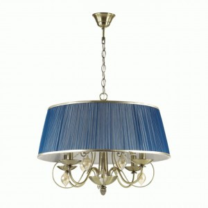 ODEON LIGHT 3921/4 ODL18 358 бронза/ткань/стекло люстра IP20 E14 4*40W NIAGARA 560x560