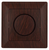ЭРА Intro Solo диммер СУ 1 мест. (600Вт) , венге 4-401-10 53711