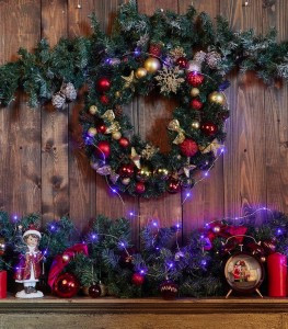 Гирлянда-нить (бат) Роса ULD-S0500-050/SCB/2AA 50LED фиолетовый 5м (2xAA) медн.провод IP20 Uniel