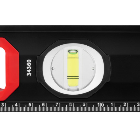 Уровень алюминиевый, усиленный, фрезерованный, 3 глазка, 400 мм Matrix