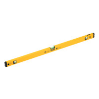 Уровень алюминиевый, магнит, фрезерованный, 3 глазка (1 зеркал.) 0,5 мм/м, 1000 мм Denzel