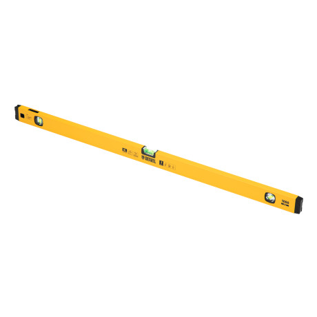 Уровень алюминиевый, магнит, фрезерованный, 3 глазка (1 зеркал.) 0,5 мм/м, 1000 мм Denzel