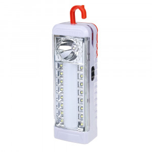 ЕРМАК Фонарь-светильник (16+12) + 0,5 Вт LED, 4xAA / шнур 220В, пластик, 20,5x7 см