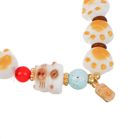 Браслет, бижутерия, пластик, БЖ-46