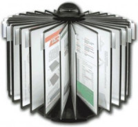 Демосистема настольная на 30 панелей BRAUBERG DISCOVERY ROTOR вращающ, с 30 сер. панелями А4, 231237