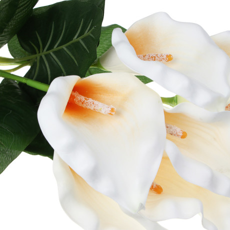 LADECOR Цветок искусственный каллы, 60 см, ткань, EVA, пластик, железная проволока