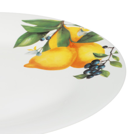 MILLIMI Лимоны Тарелка подстановочная, опаловое стекло, 25см