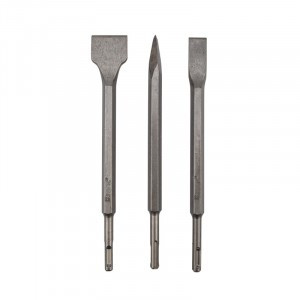 Набор зубил для перфоратора SDS PLUS, 3 предмета Kranz (цена за уп) KR-91-0430