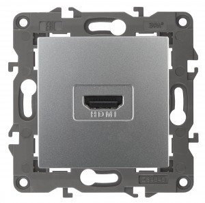 ЭРА 14 Elegance мех. роз. СУ HDMI, алюминий 14-3114-03 автоклеммы 4391