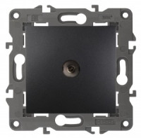 ЭРА 14 Elegance мех. роз. СУ TV (перекл. проходная), антрацит 14-3102-05 автоклеммы 4056