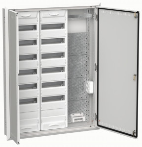 IEK TITAN 5 щит (корпус) метал. комб. ЩРв-168 (3х84) 1130х885х130 встраив бел IP30 TI5-51-V-3X084-30