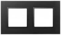 ЭРА Elegance Classic рамка пластик СУ 2 мест., антрацит 14-5012-05  60580