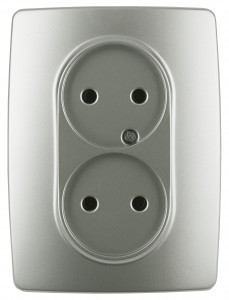 ЭРА 12 роз. СУ 2 мест. 16А перламутр, 12-2107-15, автоклеммы 0959