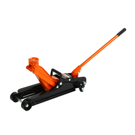 ЕРМАК Домкрат гидравлический подкатной, 2,5 т, h подъема 85 - 380 мм, в пласт.кейсе