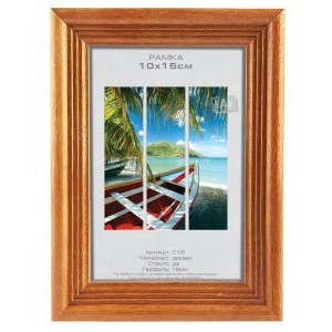 Фоторамка (Ф/р) Image Art С18 10х15 Бронза дерево 1363