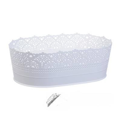 Сухарница АЖУР 22см Белый М1190 (12)