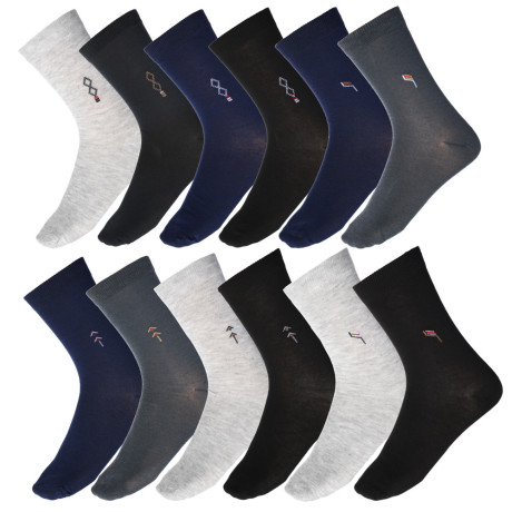 GALANTE Носки мужские, р.27-29, 85% хлопок, 10% полиамид, 5% спандекс, разноцветные, #3