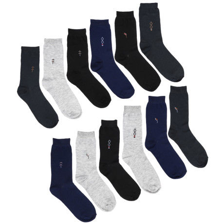 GALANTE Носки мужские, р.27-29, 85% хлопок, 10% полиамид, 5% спандекс, разноцветные, #3